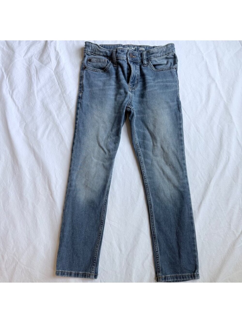 Cat & Jack Boys Skinny Fit Stretch Jeans Size 10 Medium Wash Denim